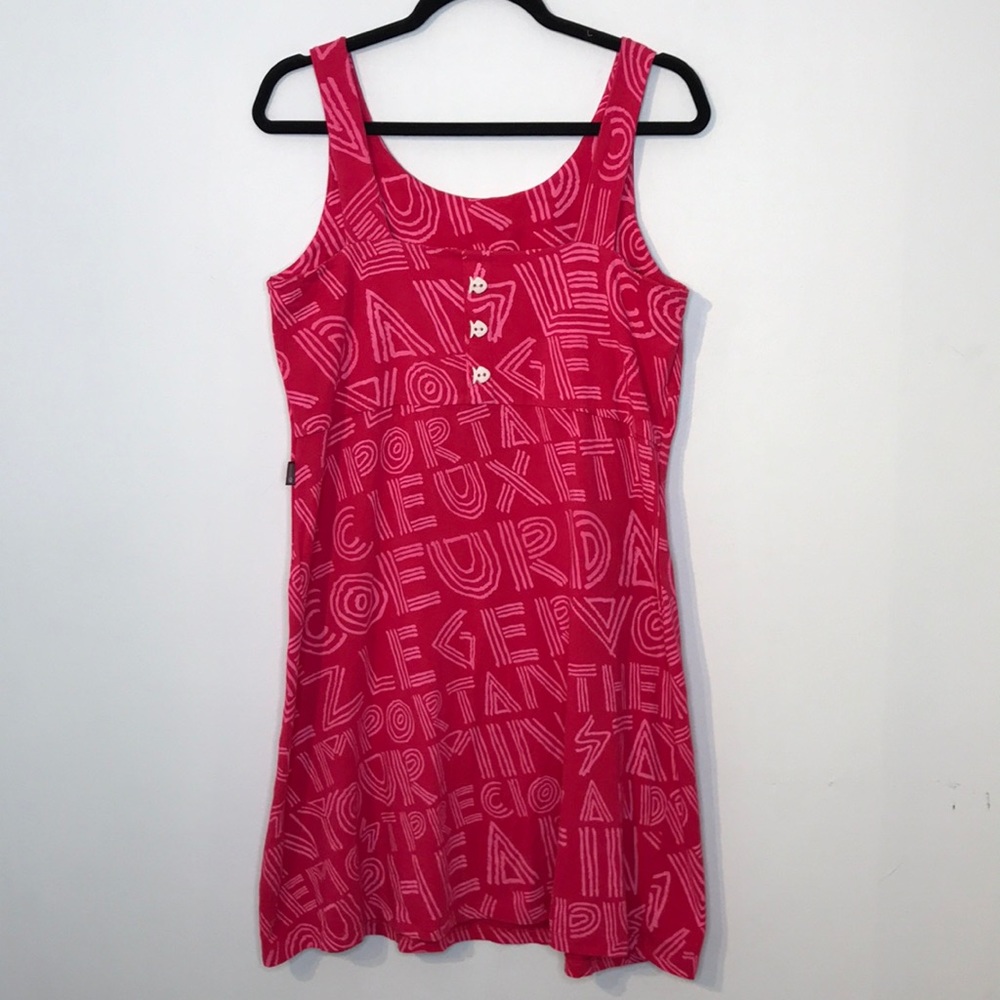 Message factory eco friendly cotton bio dress